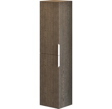 Hochschrank mit Holzdekor und Griff