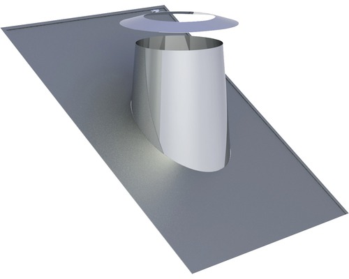 Jeremias DW-ECO Dachdurchführung 26-35° m. Blei- und Wetterkragen 130mm Dachdurchführung aus Metall mit Abdeckung