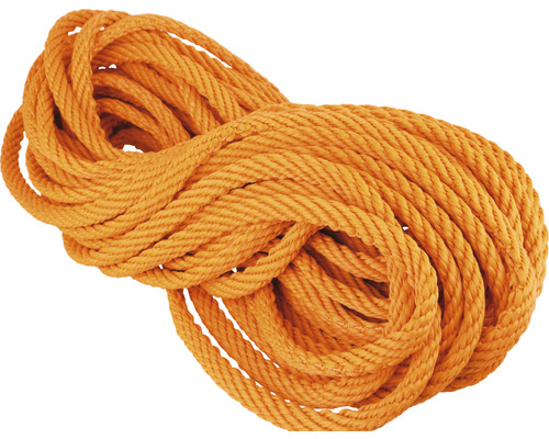 Seil Paraloc Mamutec Polypropylen orange Ø 10 mm, 20 m Geknäueltes Tau aus Naturfaser