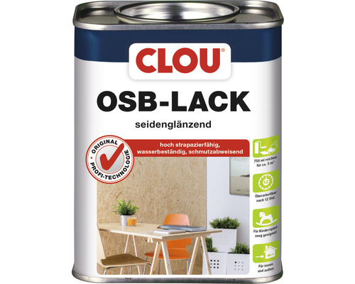 CLOU OSB-Lack seidenglänzend farblos 750 ml