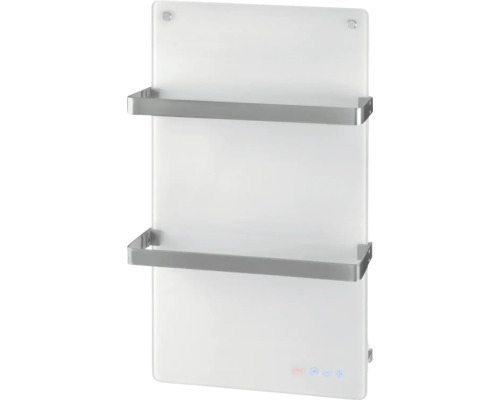 Wärmewellenheizung Eurom Sani 400 84,5x48x10,5 cm 400 Watt weiß inkl. Wi-Fi Handtuchwärmer mit zwei Handtuchhaltern zur Wandmontage