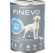 Finevo Hundefutter für sensible Hunde, Sorte Pferd, in Konservendose