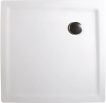Extraflaches Duschwannen-Set Schulte D212090 90x90x4 cm weiß