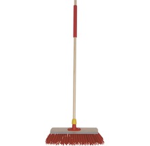 Kehrbesen mit Holzstiel und Kunstborsten