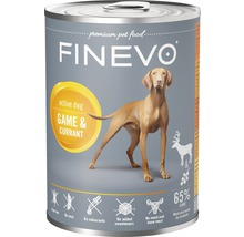 Finevo Hundefutter mit Wild und Johannisbeere in Dose