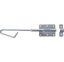 Metallischer Überwurfriegel mit Halterung