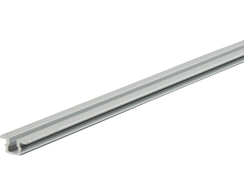Lauf- und Führungsprofil SlideLine 55 zum Einfräsen, 2000 mm, Aluminium silber eloxiert