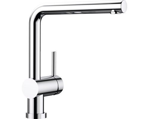 Küchenarmatur Blanco Linus-F 514025 für Unterfenstermontage mit Handbrause chrom Küchenarmatur aus Metall