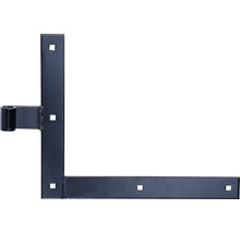 Torbandscharnier aus Metall mit quadratischen Aussparungen
