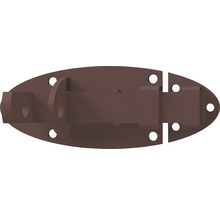 Ovaler Schubriegel aus Metall zur Türverriegelung
