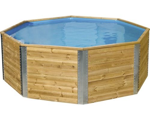 Aufstellpool Holzpool Weka 593A achteckig 376x376x116 cm ohne Zubehör Kieferholz Aufstellpool Holzpool Weka 593A achteckig 376x376x116 cm ohne Zubehör Kieferholz