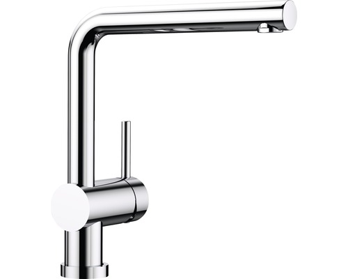 Niederdruck-Küchenarmatur Blanco Linus-F chrom 514277 für Unterfenstermontage Küchenarmatur aus Metall