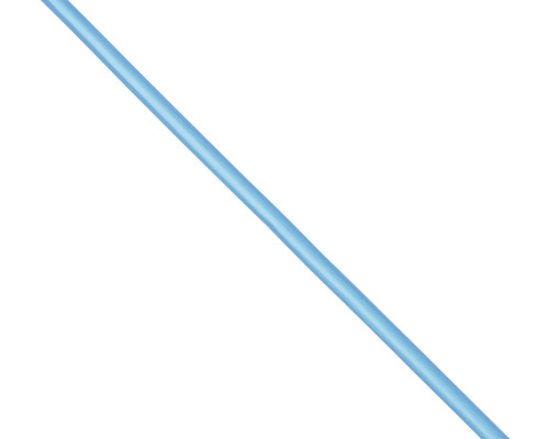 Wäscheleine Mamutec blau 3,6 mm, Meterware Kunststoff-Rohr