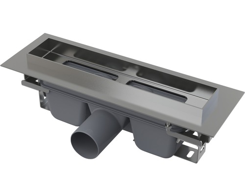 Duschrinne Alca APZ6 300 mm 95 mm Muldentiefe Duschrinnenkörper aus Edelstahl mit Siphon