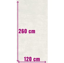 Feinsteinzeug Bodenfliese Industrial white 120x260 cm weiß seidenmatt lappato rektifiziert