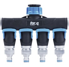 Gartenverteiler mit vier Anschlüssen für den Gartenbewässerungsbedarf