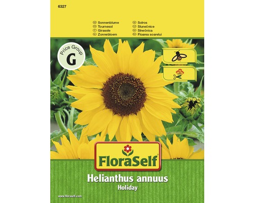 Sonnenblumen-Samenpackung FloraSelf Helianthus annuus Holiday