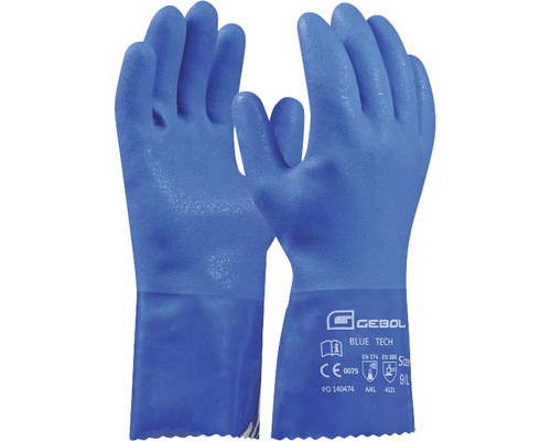 Arbeitshandschuh Blue Tech Gr. 10 Blaue Gebol Blue Tech Schutzhandschuhe