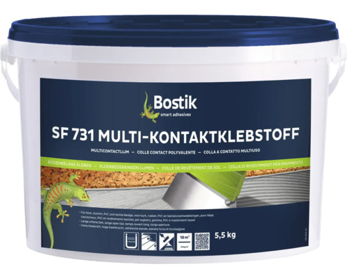 Bostik SF 731 Multi-Kontaktkleber 5,5 kg Eimer Bostik SF 731 Multi-Kontaktklebstoff, 5,5 kg