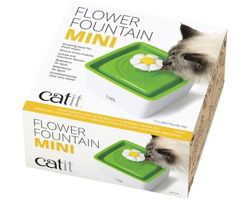 Catit Mini Trinkbrunnen für Katzen in Produktverpackung