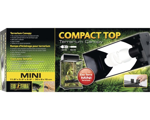 Abdeckung Exo Terra Compact Top, Mini 30 x 15 x 9 cm