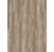 Verlegter Laminatboden in Holzoptik.