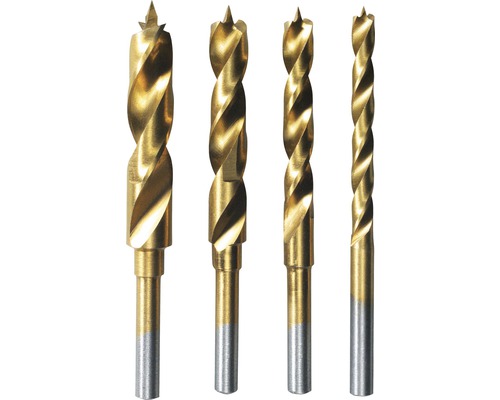 Dremel Holzbohrer-Satz Ø 3,0 / 4,0 / 5,0 / 6,0 mm (636) 4er Pack Vier Holzbohrer unterschiedlicher Größe