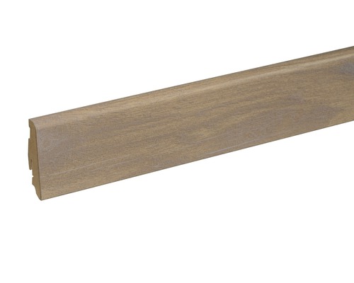 SKANDOR Sockelleiste Hemlock FOKI111 FU60L 19 x 59 x 2400 mm Sockelleiste aus Holz