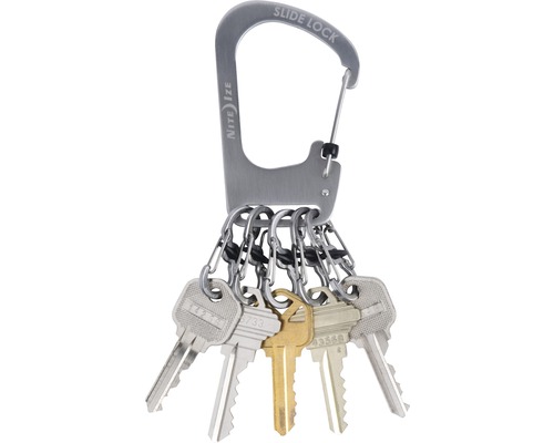 Nite Ize Karabiner mit Schlüssel und Slide Lock
