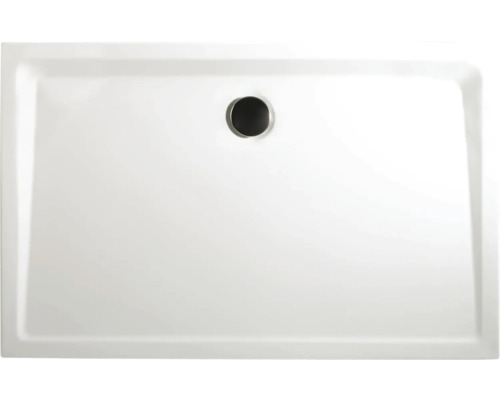 Extraflaches Rechteck-Duschwannen-Set Schulte D20160 90x160x3,5 cm weiß
