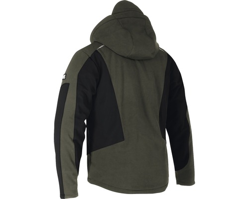 Rückansicht einer Kapuzenjacke