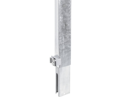 Zaunerhöhungs-Set 800 mm für Pfosten 60x40 mm feuerverzinkt Metallpfosten mit Halterung