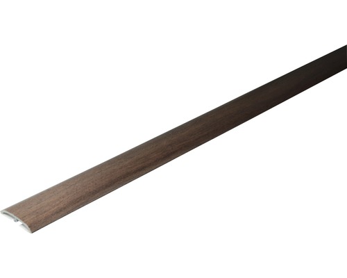 Übergangsprofil Dowel Fix Nr. 6 balance walnut 900x37,5x5,5 mm Holzdekor-Abschlussprofil für Bodenbeläge