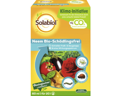 Schädlingsfrei Bio Neem Solabiol Konzentrat, 60 ml Reg.Nr. 2699-907 Solabiol Neem Bio Schädlingsfrei Schädlingsbekämpfungsmittel