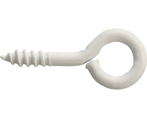 Ringschraube kunststoffbeschichtet 20x8 mm 50 Stück Ösenschraube mit Schraubgewinde