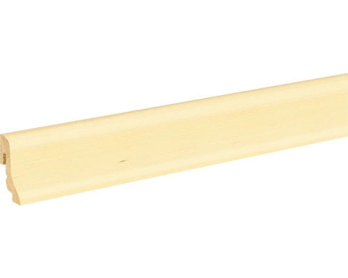 Sockelleiste furniert SU18L Ahorn 18,5x38,5x2400 mm Holzleiste