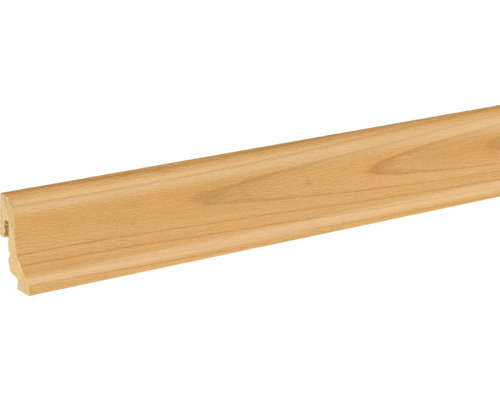 Sockelleiste furniert SU18L Buche 18,5x38,5x2400 mm Sockelleiste aus Holz