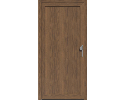 Holztür mit Türgriff