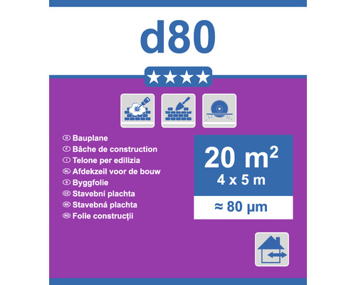 Bauplane mit 20 Quadratmeter Fläche