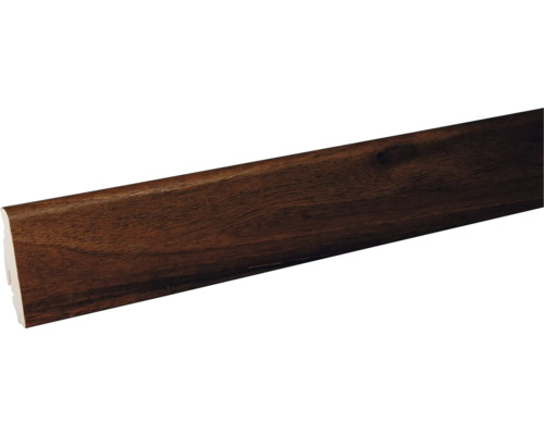 Sockelleiste FU60L Walnuss FU60L 19x58x2400 mm Sockelleiste FU60L Walnuss FU60L 19x58x2400 mm
