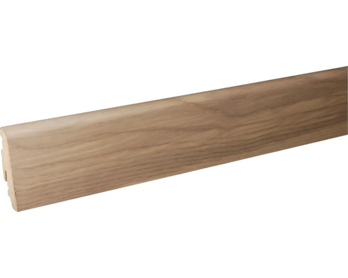 Sockelleiste furniert SU60L Esche Olive 19x58x2400 mm Fußleiste aus Holz