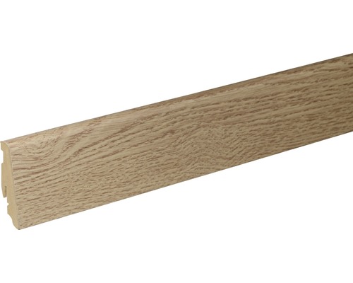 Sockelleiste MDF eiche foliert 18x58x2400 mm Sockelleiste MDF eiche foliert 18x58x2400 mm