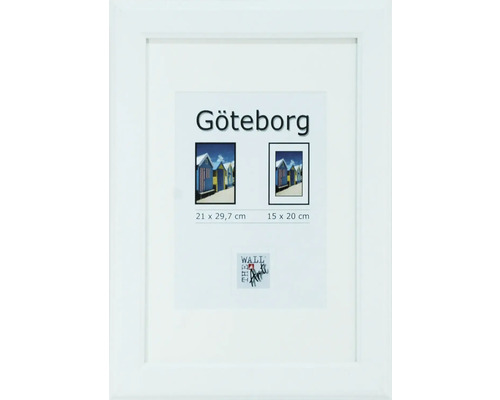 Bilderrahmen Holz Göteborg weiss 21x29,7 cm (DIN A4)