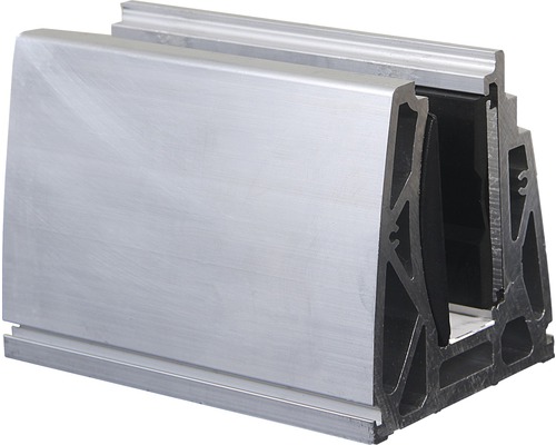 Aluminiumprofil im Querschnitt