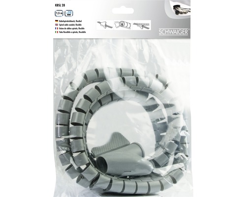 Spiralkabelschlauch flexibel im Paket