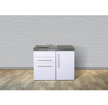 Waschtischunterschrank mit Waschbecken, Armatur, Schubladen und Tür für das Badezimmer