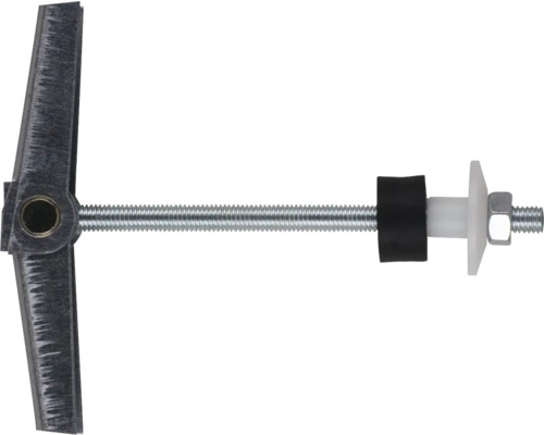 Metall-Kippdübel mit Schraube, Mutter, Unterlegscheibe und Dichtring