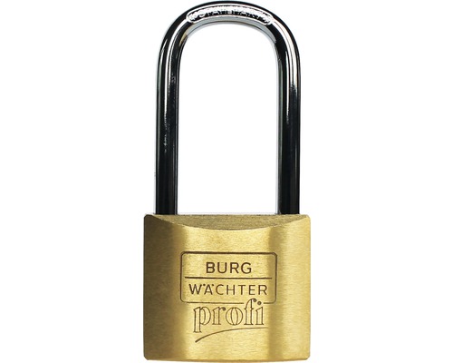 Vorhängeschloss Burg Wächter Profi 116HB 40 45 SB 40 mm Messing Burg Wächter Vorhängeschloss