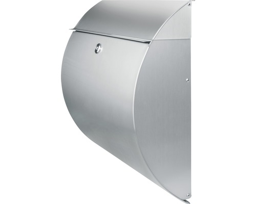 Halbrunder Briefkasten aus Metall mit Schloss