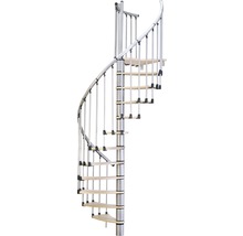 Raumspartreppe aus Metall und Holz